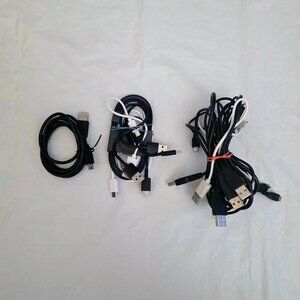 Lot of Mixed USB Cable Chargers, 12ct